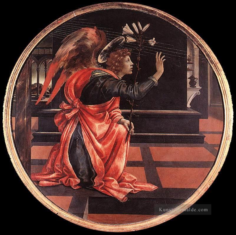 Gabriel von der Verkündigung 1483 Christentum Filippino Lippi Ölgemälde